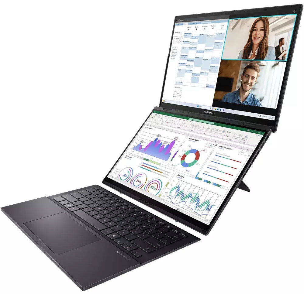 Ноутбук ASUS Zenbook Duo UX8406CA-QL078W 14\&quot; / 32 Гб / SSD 1024 Гб / Win 11 / 90NB14X1-M00320