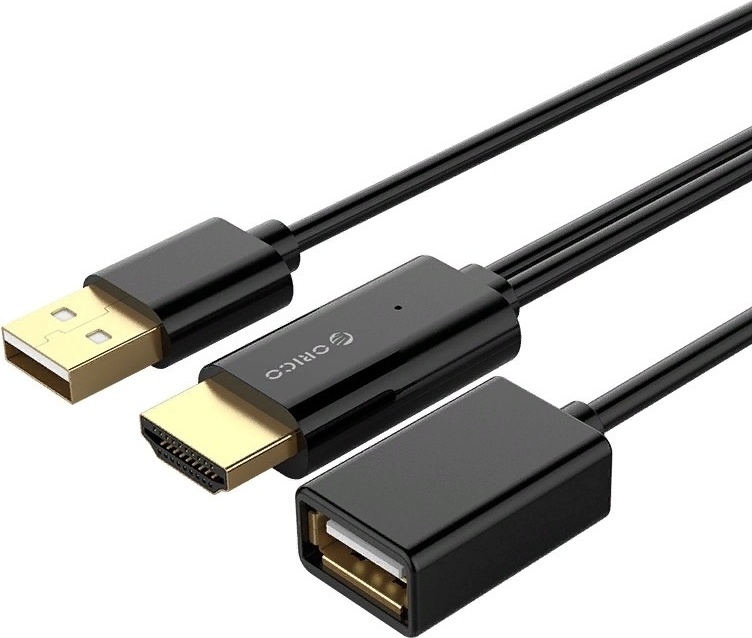 Видео кабель Orico USB - HDMI 1 м PE-P1-BK-BP