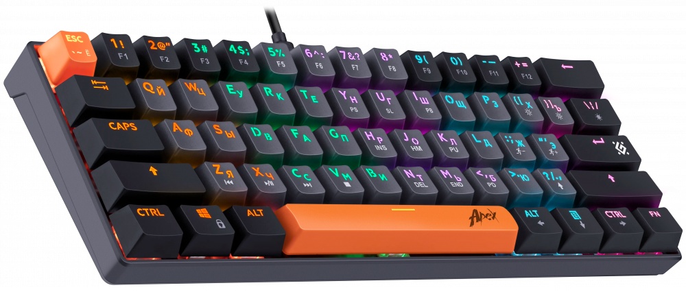 Клавиатура Defender Apex GK-002 (45002) серый