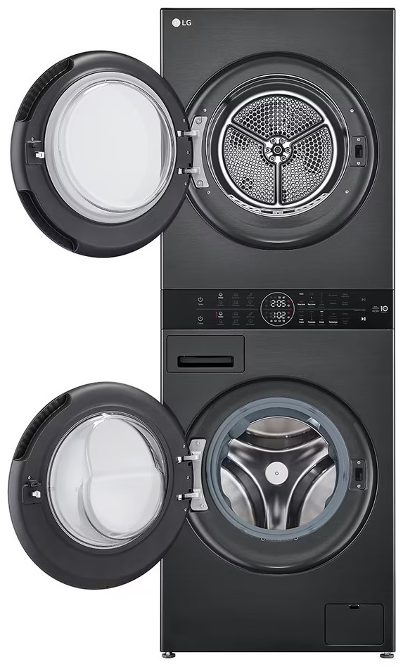 Стиральная машина LG W4W8LVPKZHM, черная