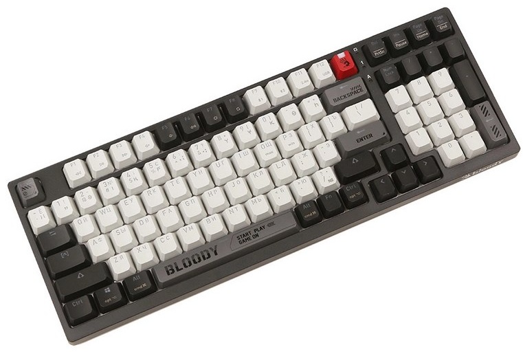 Клавиатура A4Tech WS98 Bloody Grey белый