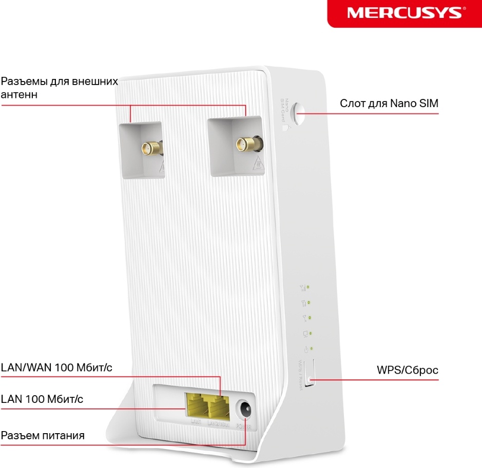 Маршрутизатор Mercusys MB130-4G