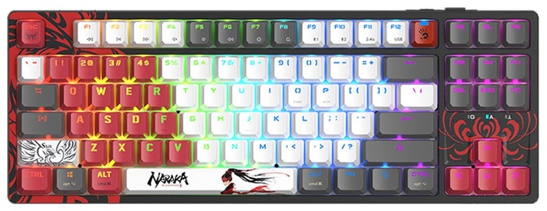 Клавиатура Bloody WS87 Naraka черный
