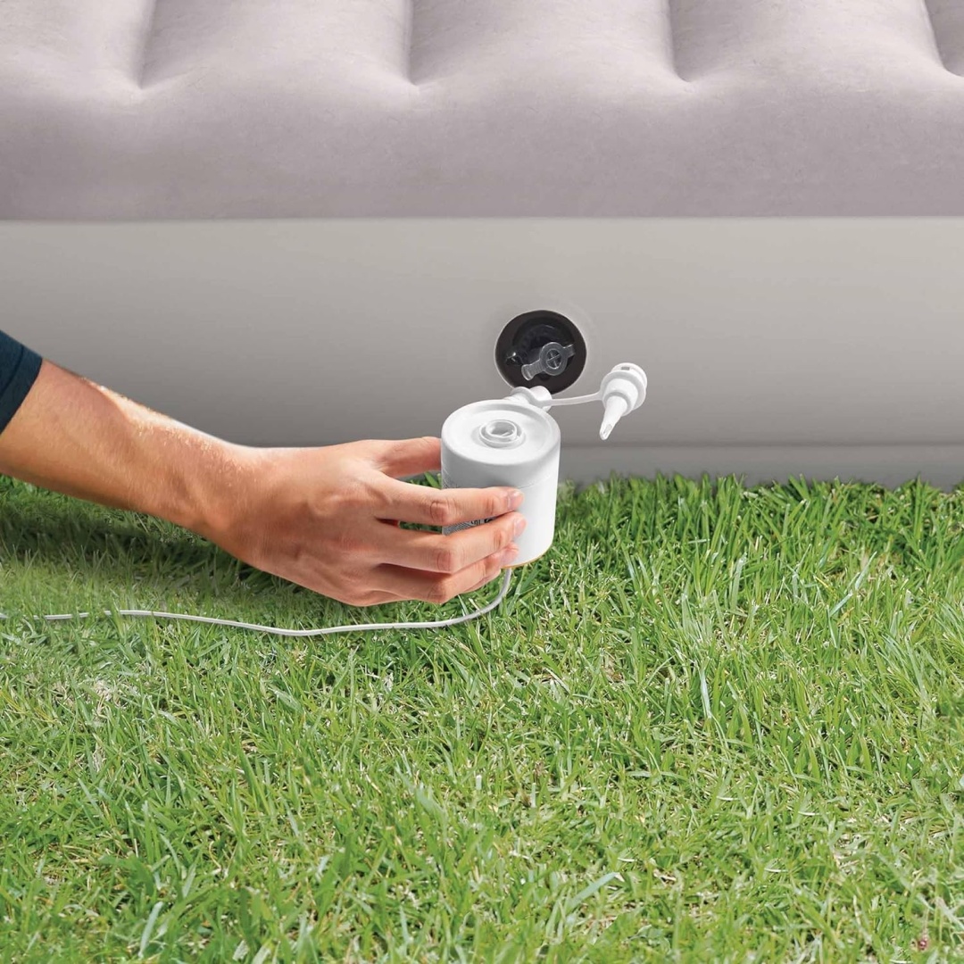 Матрас Intex Prestige Mid-Rise 64179, 203x152x30 см, насос внешний электрический