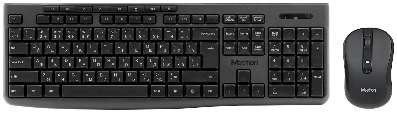 Клавиатура MeeTion CW295 Black черный