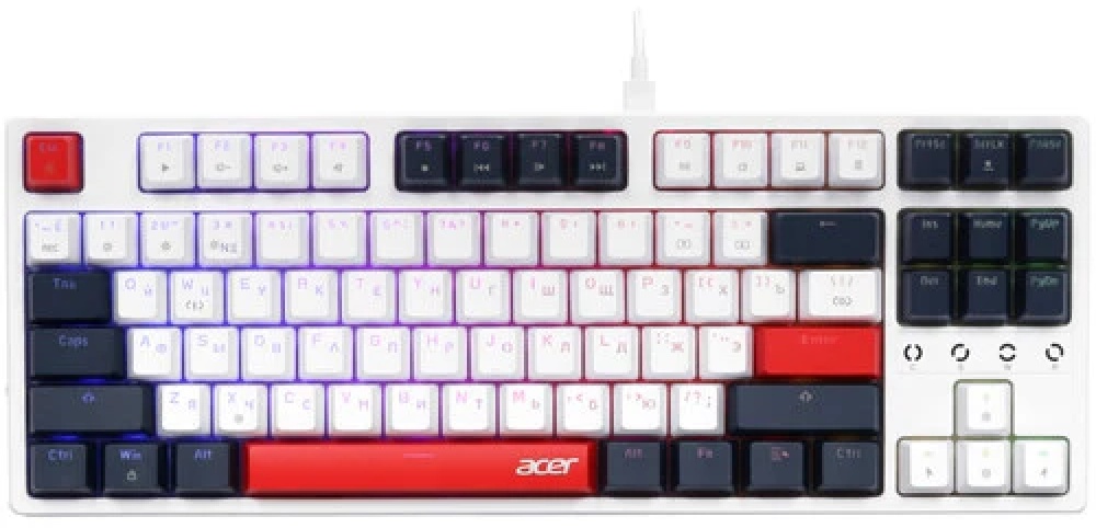 Клавиатура Acer OKW305 ZL.KBDCC.01W белый