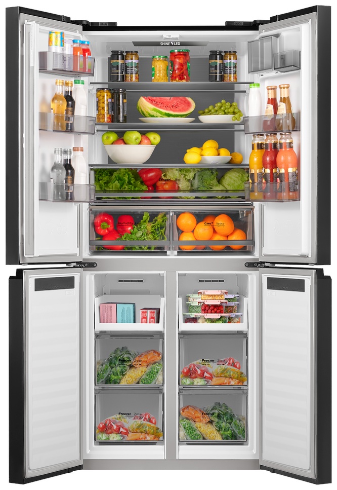 Холодильник MAUNFELD MFF192NFSB01 Inverter черный