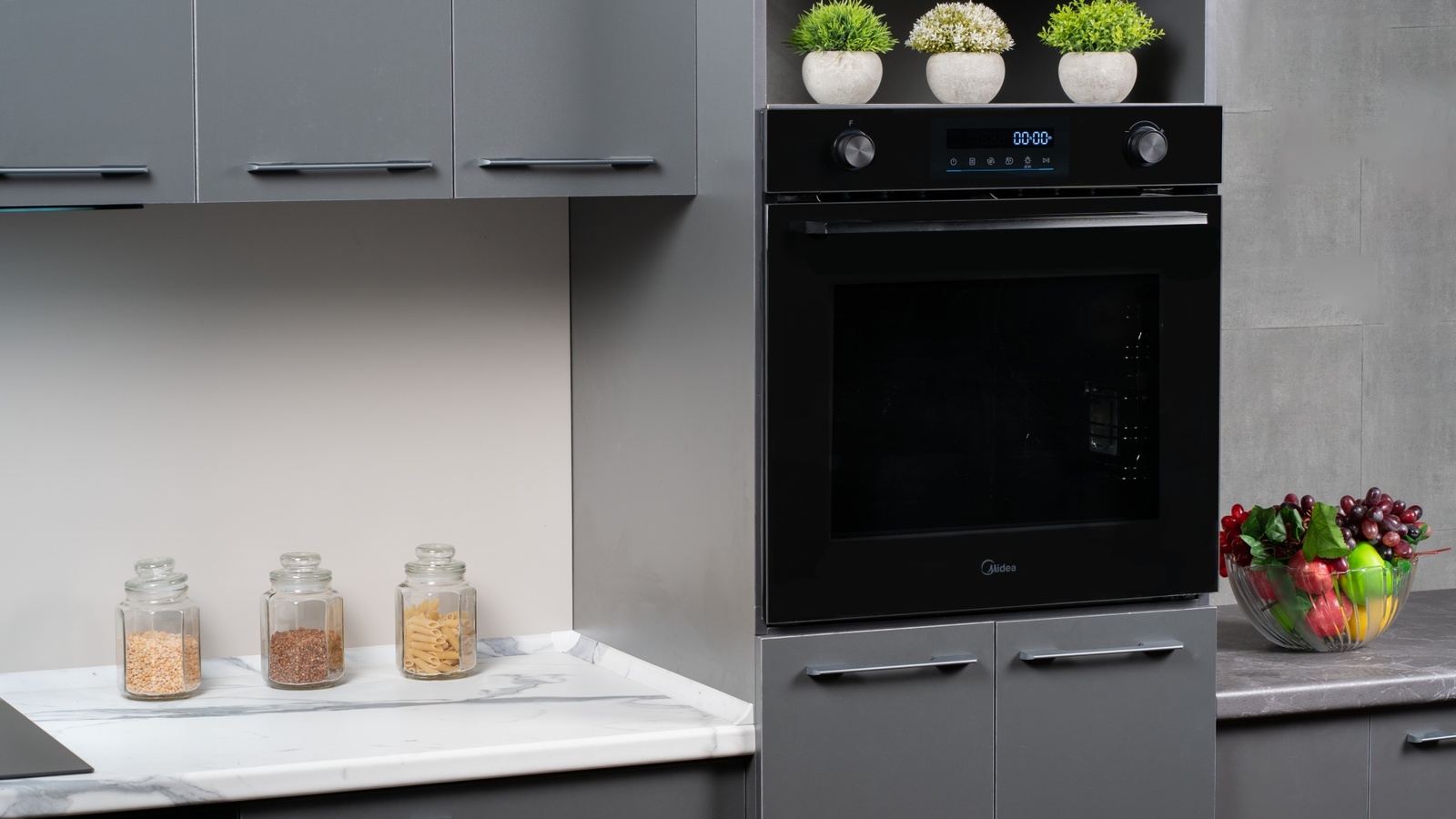 Духовой шкаф Midea MO78110 GB черный