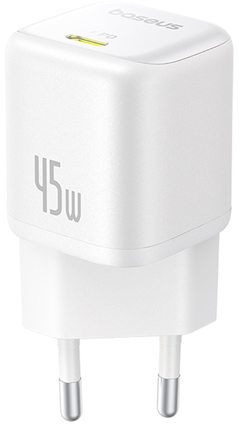 Зарядное устройство Baseus PicoGo GaN 1C 45W White (P10176800213-00) USB Type-C 45 Вт белый