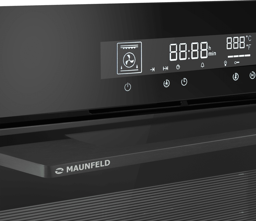 Духовой шкаф MAUNFELD AEOD76106B черный