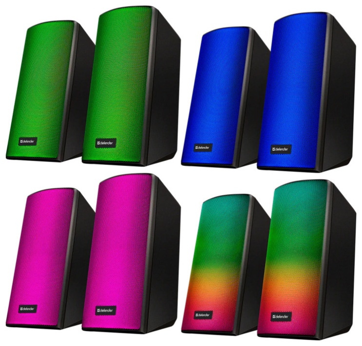 Компьютерные колонки Defender Spitfire черный