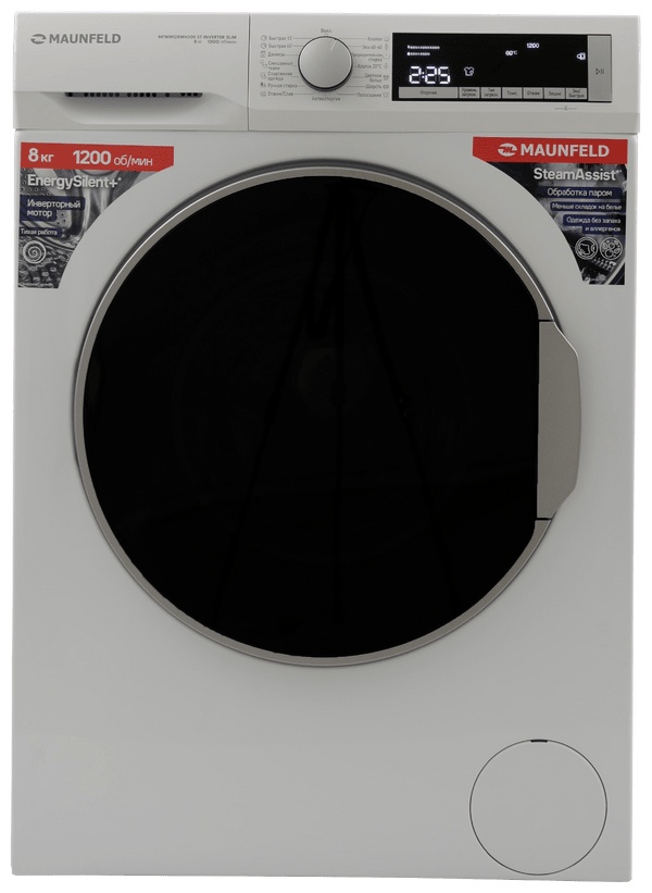 Стиральная машина MAUNFELD MFWM128WH300 ST INVERTER SLIM белый