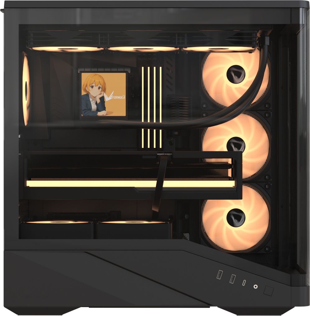 Корпус Formula V Crystal U9 PA черный