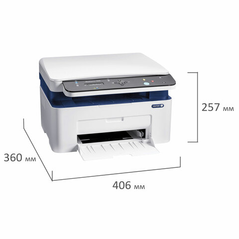 Монохромное МФУ Xerox WorkCentre 3025BI, в комплекте