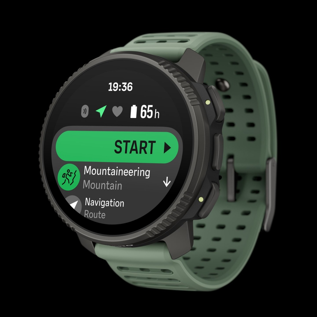 Смарт-часы Suunto VERTICAL 2 TITANIUM 49 мм черный-зеленый