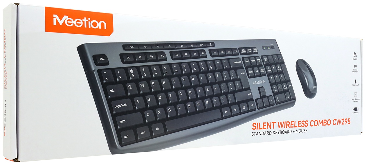 Клавиатура MeeTion CW295 Black черный