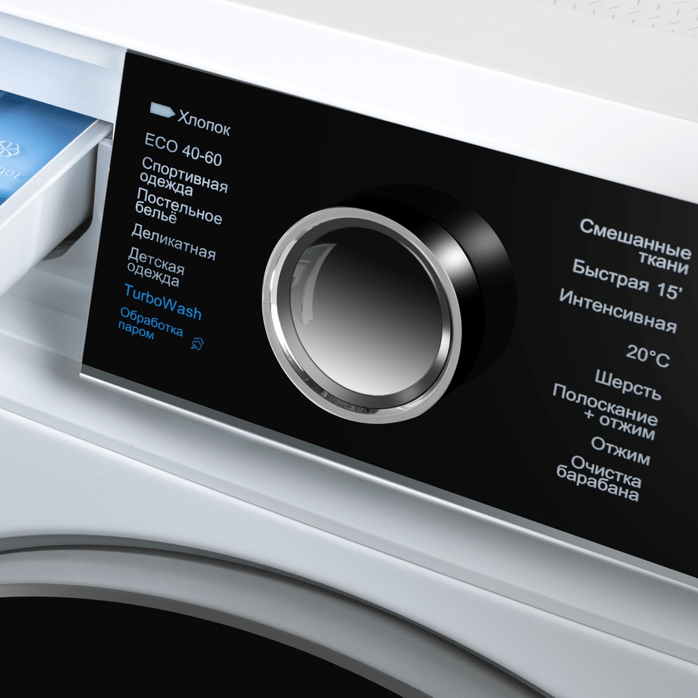 Стиральная машина MAUNFELD MFWM106IWHT белый, черный