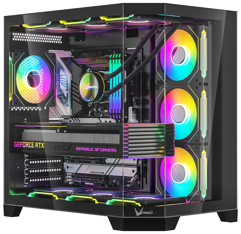 Корпус Formula V Crystal Z6 Floe Black черный