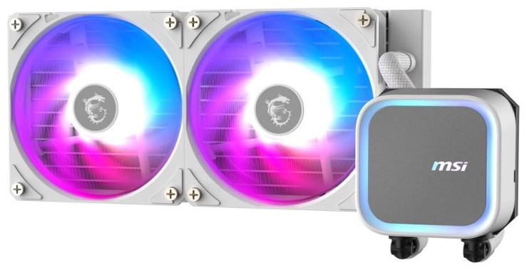 Кулер MSI MAG CoreLiquid A13 240 WHITE белый