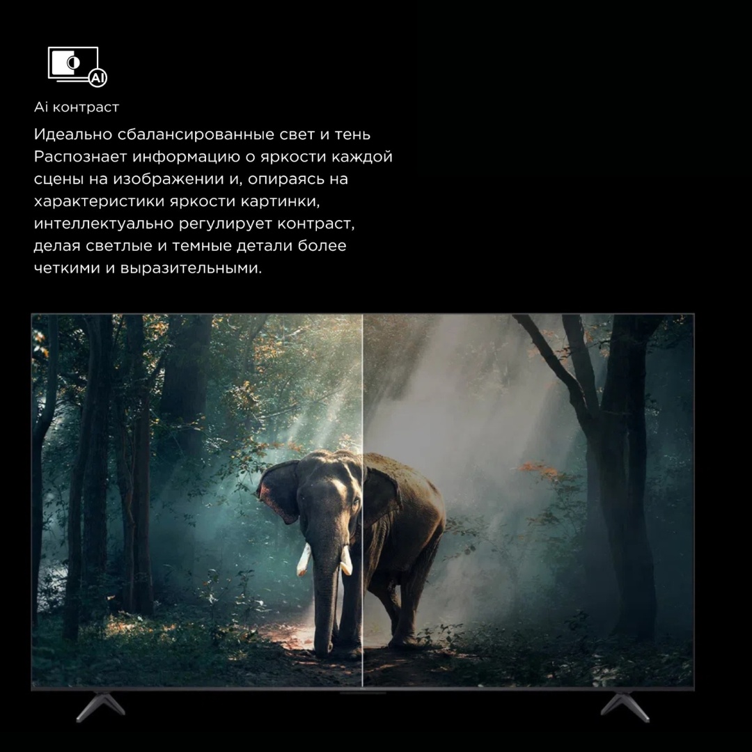 Телевизор TCL 98C6K 249 см черный