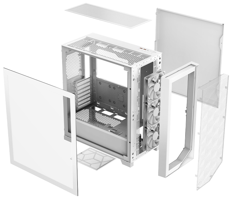 Корпус PCcooler C3D510 WH белый