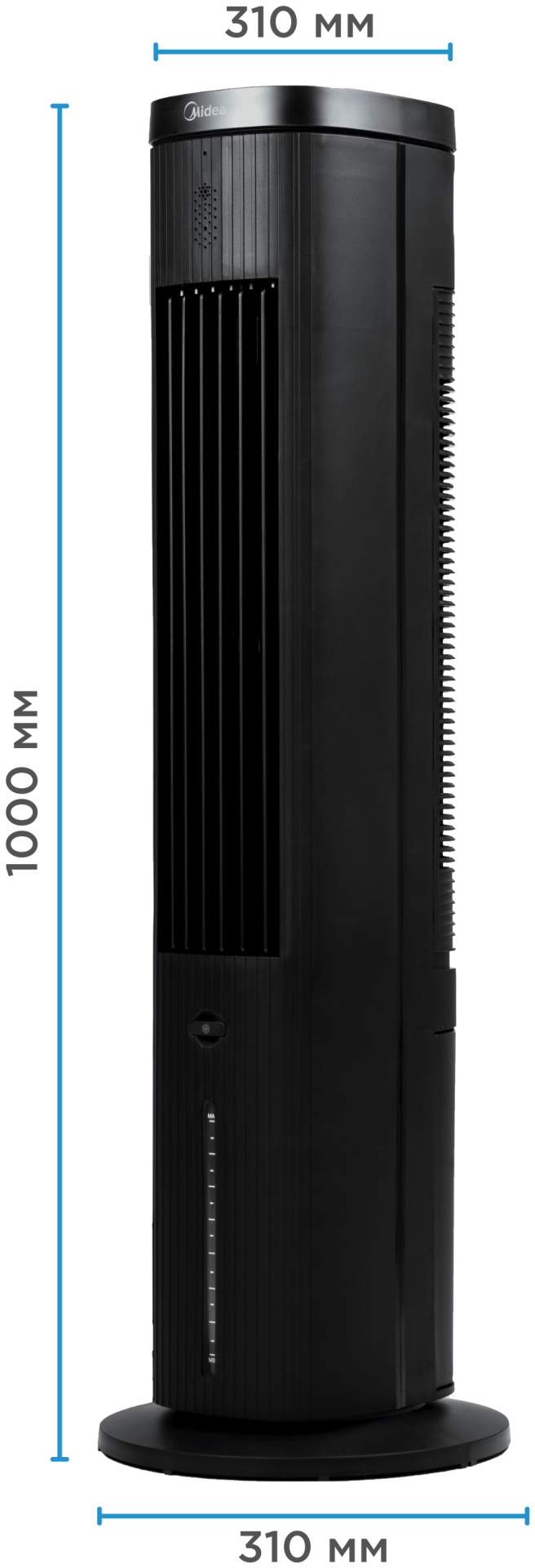 Вентилятор Midea AC100-25JR черный