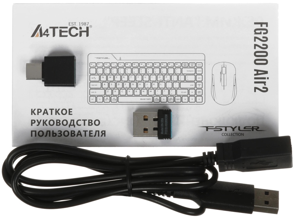 Клавиатура A4Tech FG2200 Air 2 Black черный