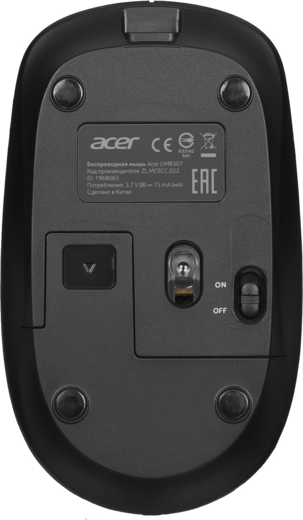 Мышь Acer OMR307 (ZL.MCECC.022) черный