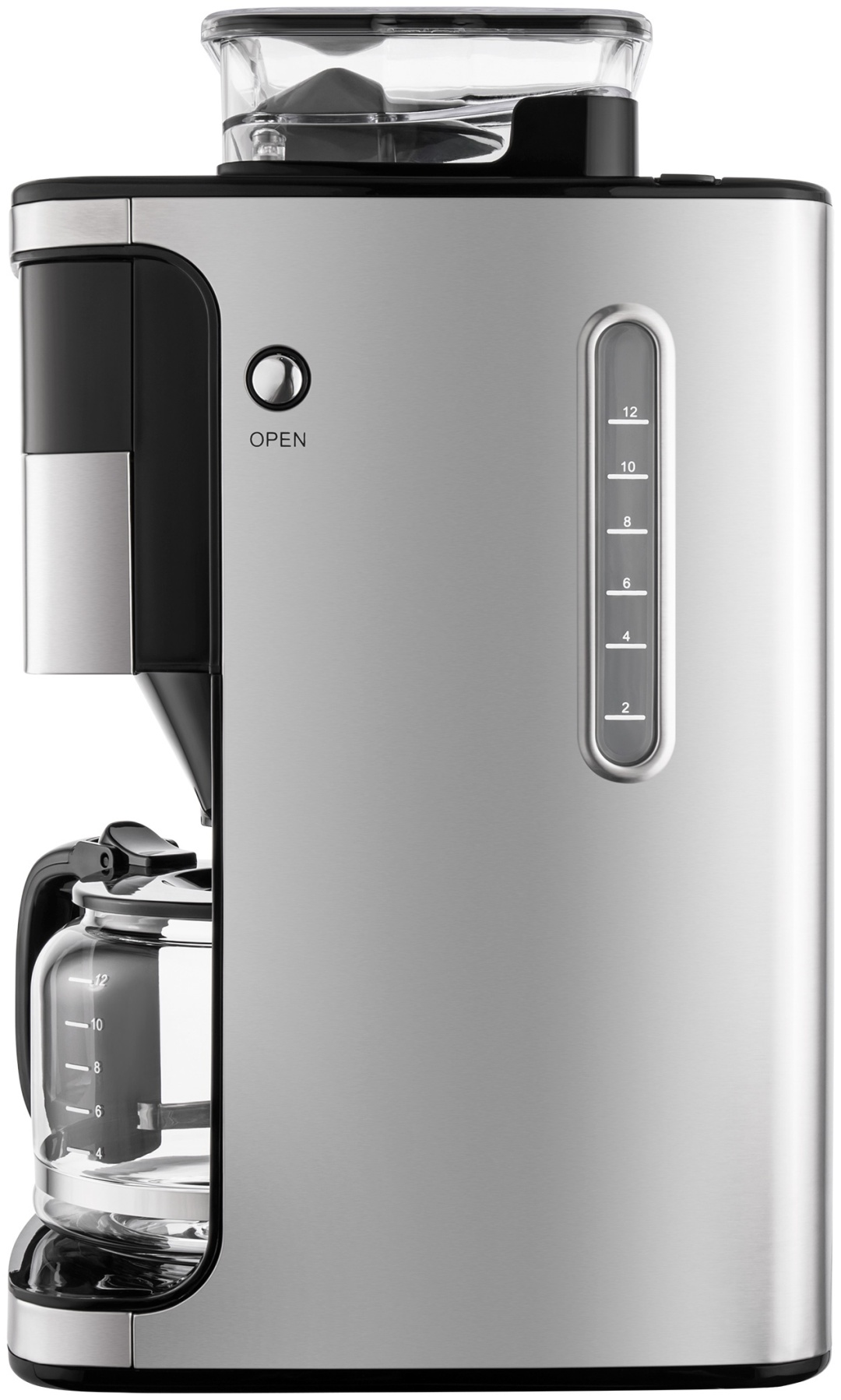 Кофемашина MAUNFELD MF-723S серебристый, черный