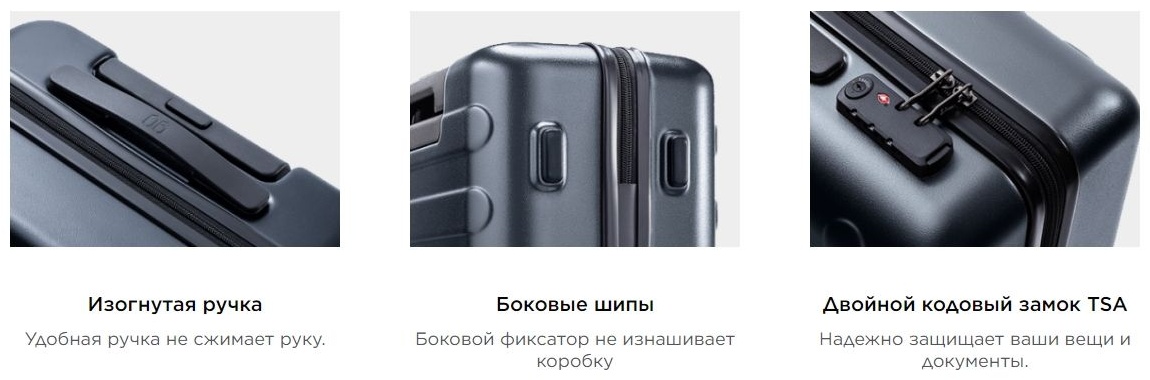 Чемодан Xiaomi NinetyGo Rhine Luggage Size 28 100 L Coral Red Красный