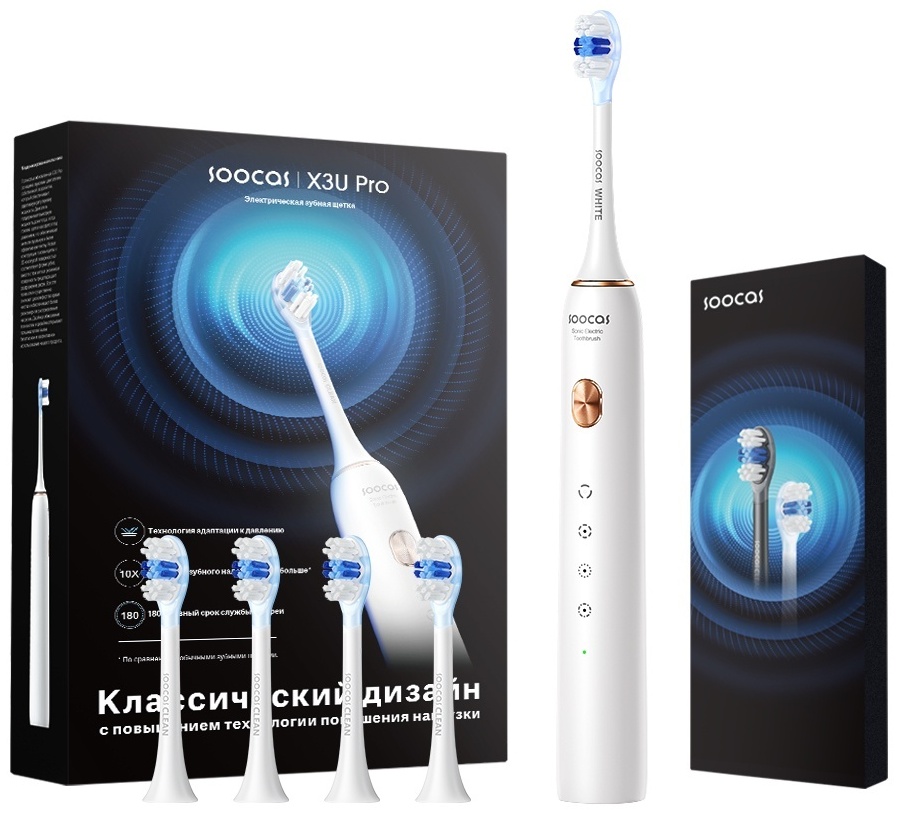 Xiaomi ультразвуковая Soocas X3U Pro щетина средняя