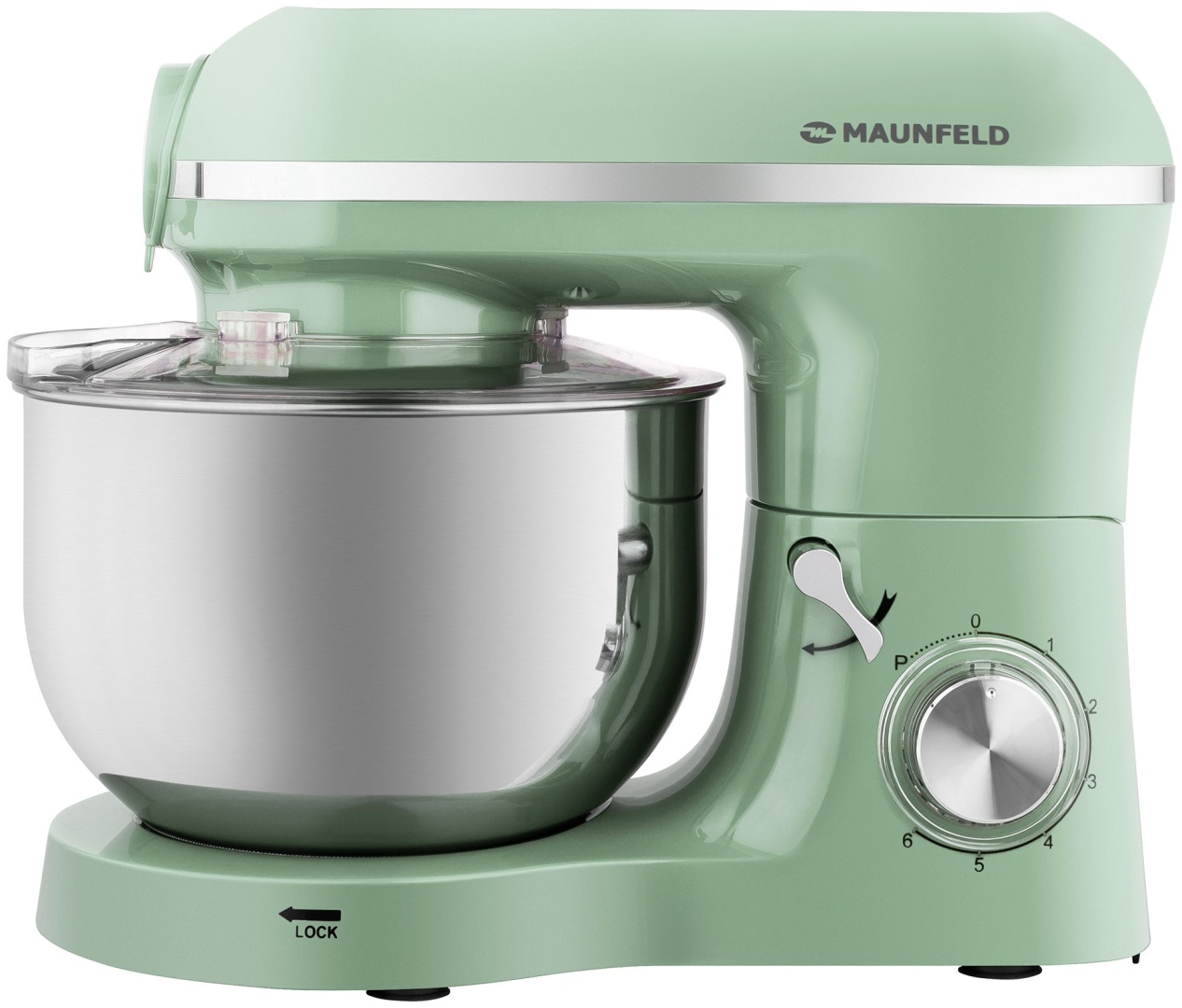 Кухонный комбайн MAUNFELD MF-436GR PRO, зеленый