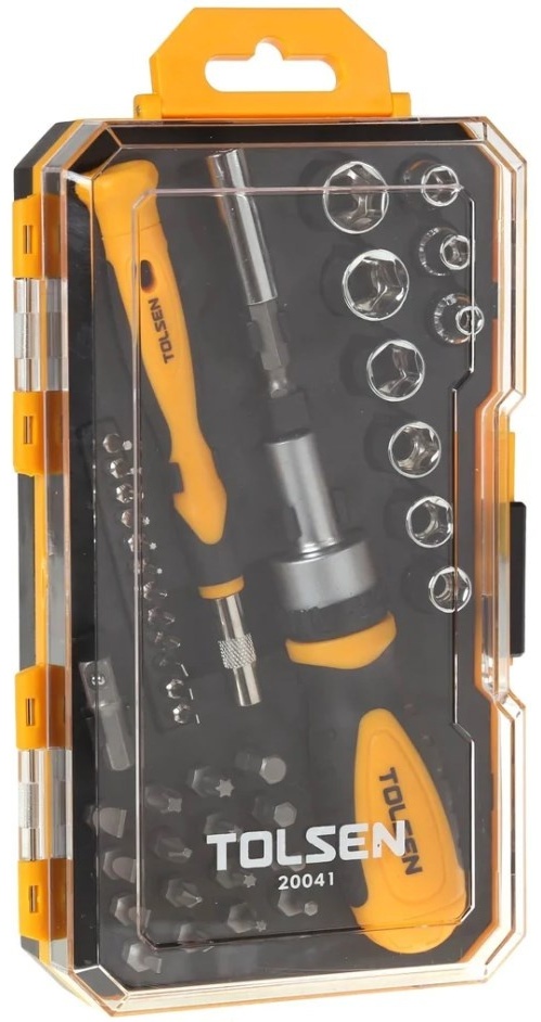 Набор бит и головок Tolsen 20041, 42 в 1