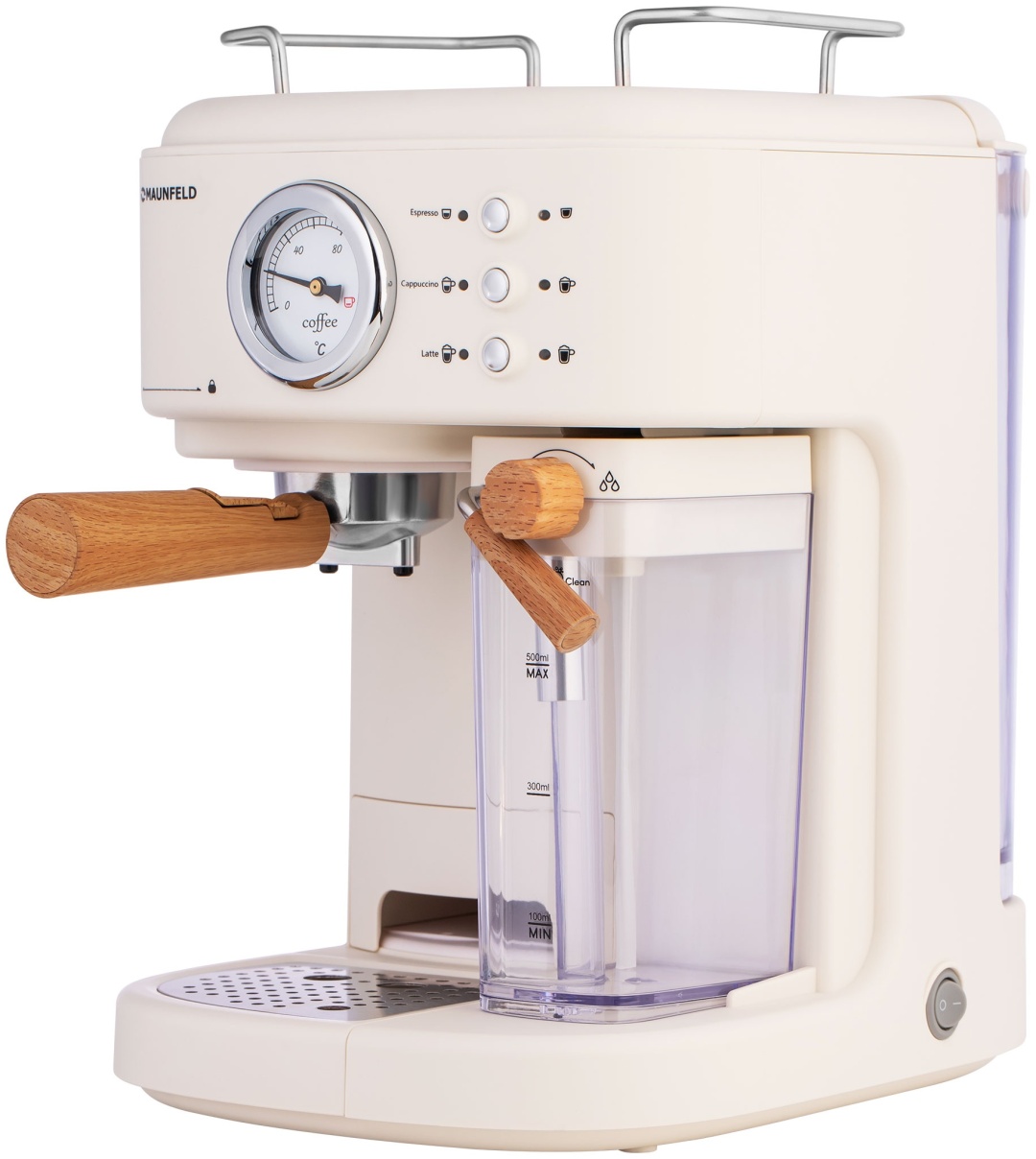 Кофеварка MAUNFELD MF-737BG PRO белый