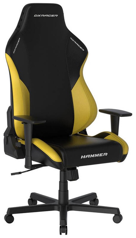 Игровое кресло DXRacer GC/LHE23LTA/NY, черный, желтый