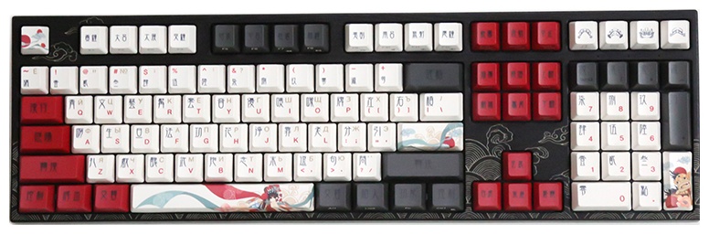 VARMILO Beijing Opera VPG108 Cherry Mx Silent Red черный