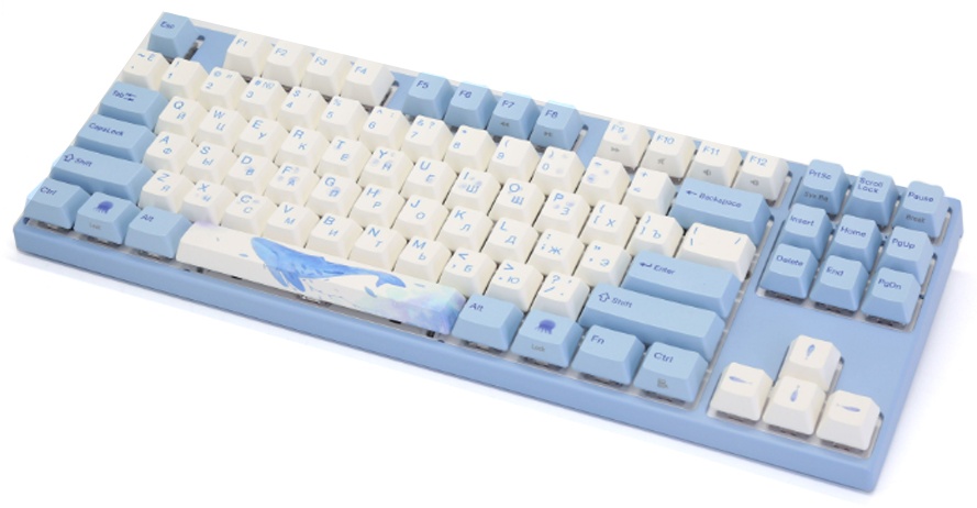 VARMILO Sea Melody VPM87 Varmilo EC V2 Sakura голубой