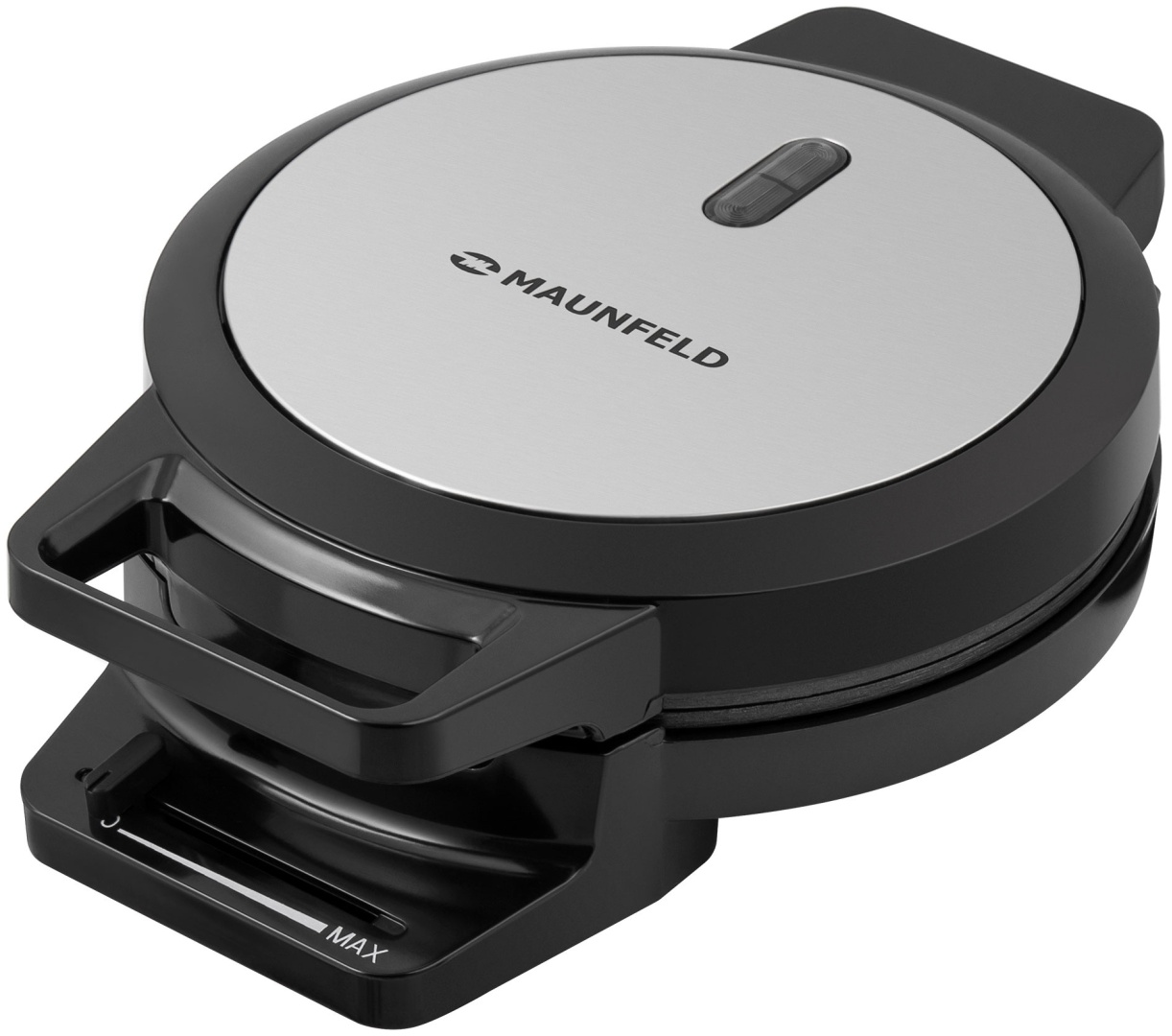 Вафельница MAUNFELD MF-1433BK серебристый