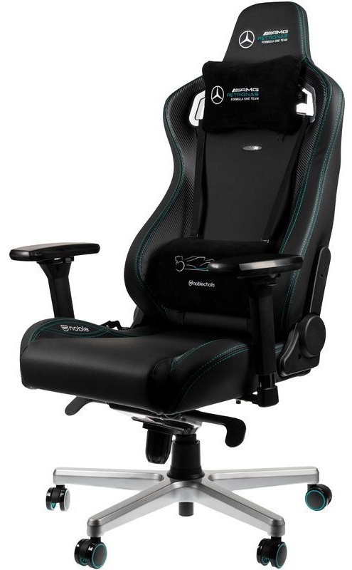 Игровое кресло Noblechairs EPIC Mercedes-AMG Petronas, черный