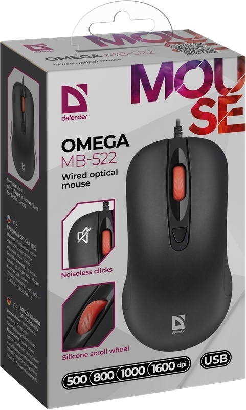 Defender Omega MB-522 черный