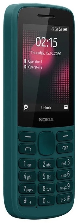 Nokia 215 4G Dual Sim бирюзовый