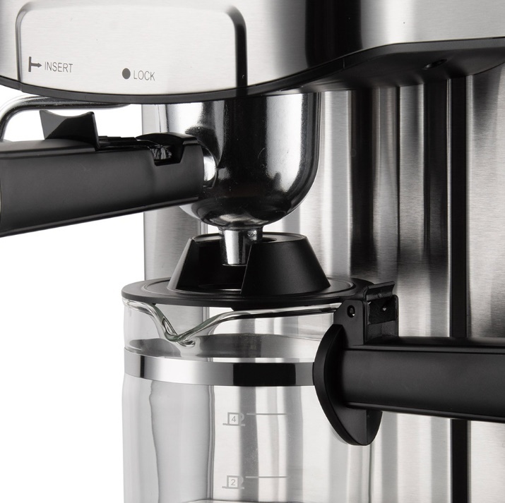 Кофеварка REDMOND RCM-M1523 черный, серебристый