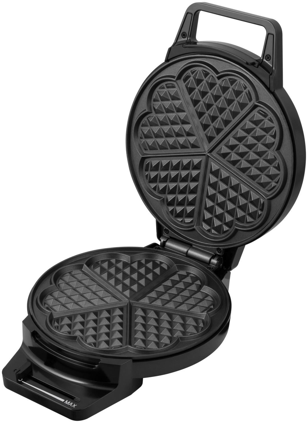 Вафельница MAUNFELD MF-1433BK серебристый