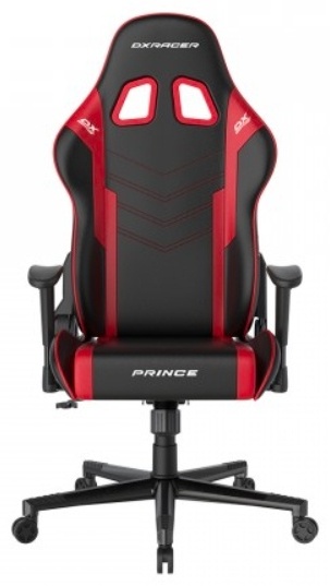 Игровое кресло DXRacer GC/LPF132LTC/NR, черный, красный