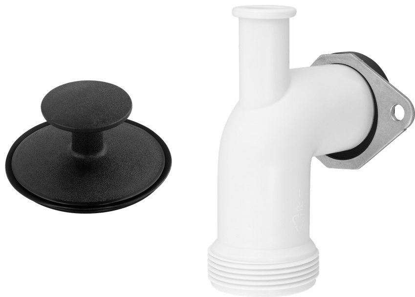 Измельчитель пищевых отходов MAUNFELD MWD3802PB, черный