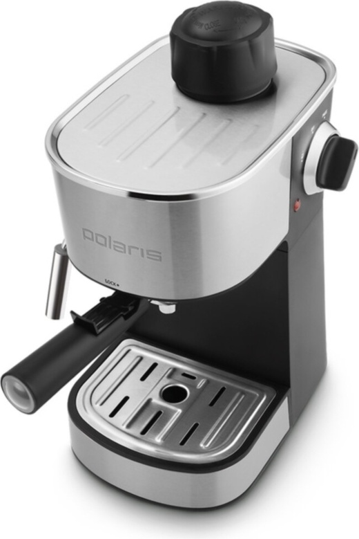 Кофеварка Polaris PCM 4009 серебристый, черный