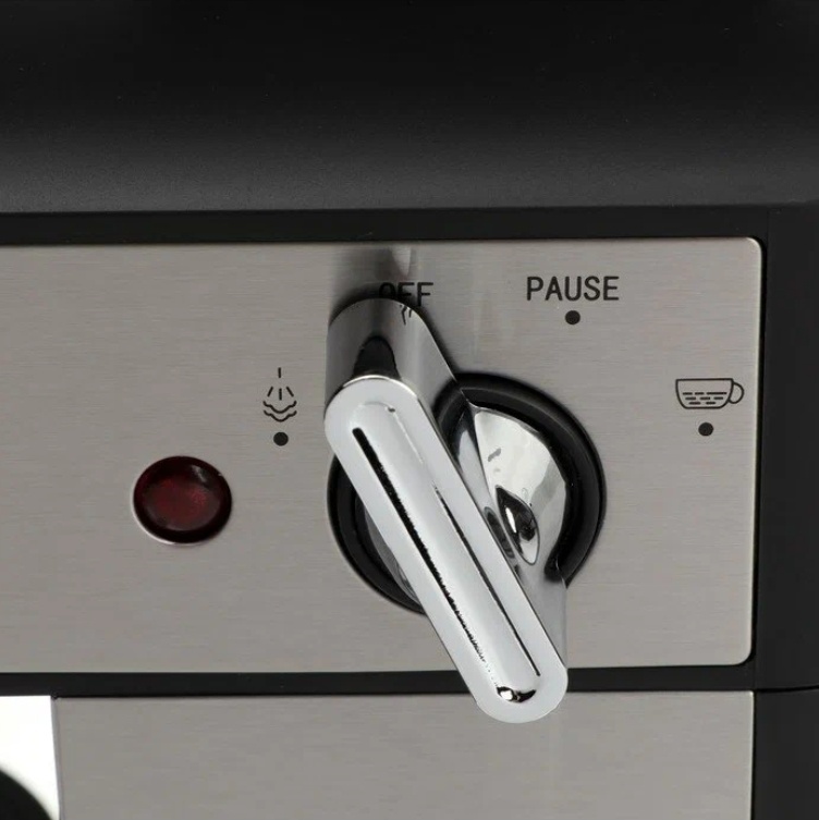 Кофеварка REDMOND RCM-M1523 черный, серебристый