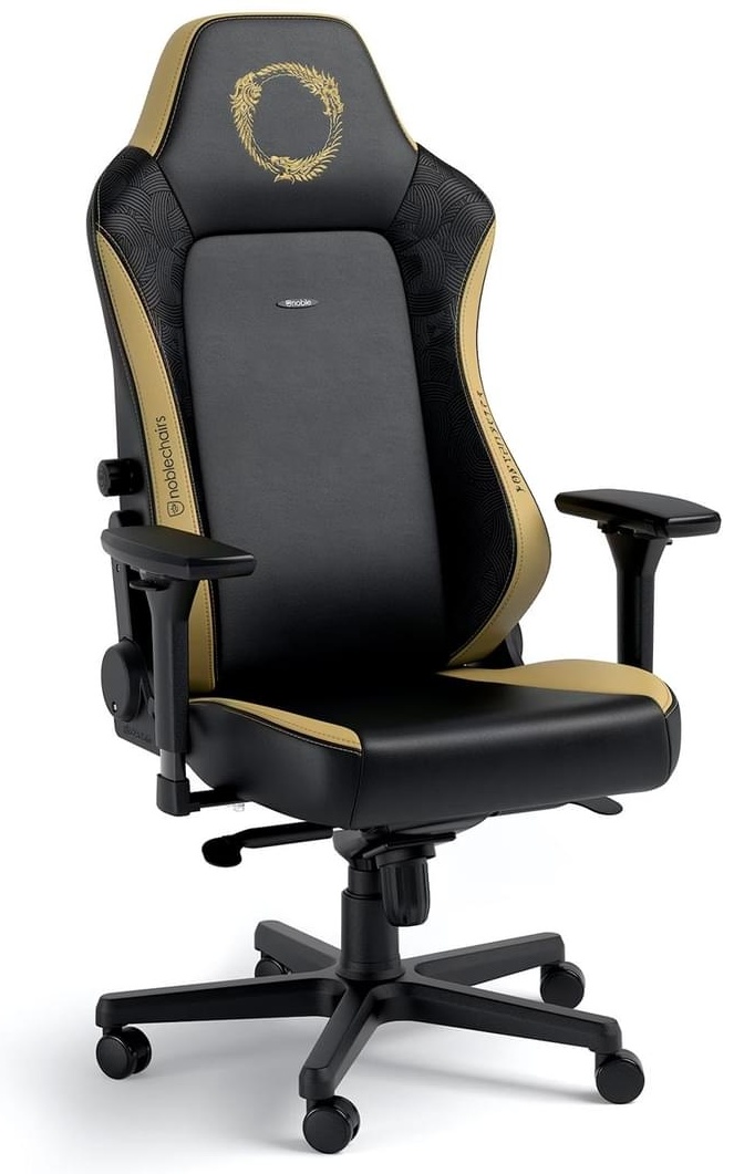 Игровое кресло Noblechairs Hero The Elder Scrolls PGW-NB-HGC-005, черный, золотистый