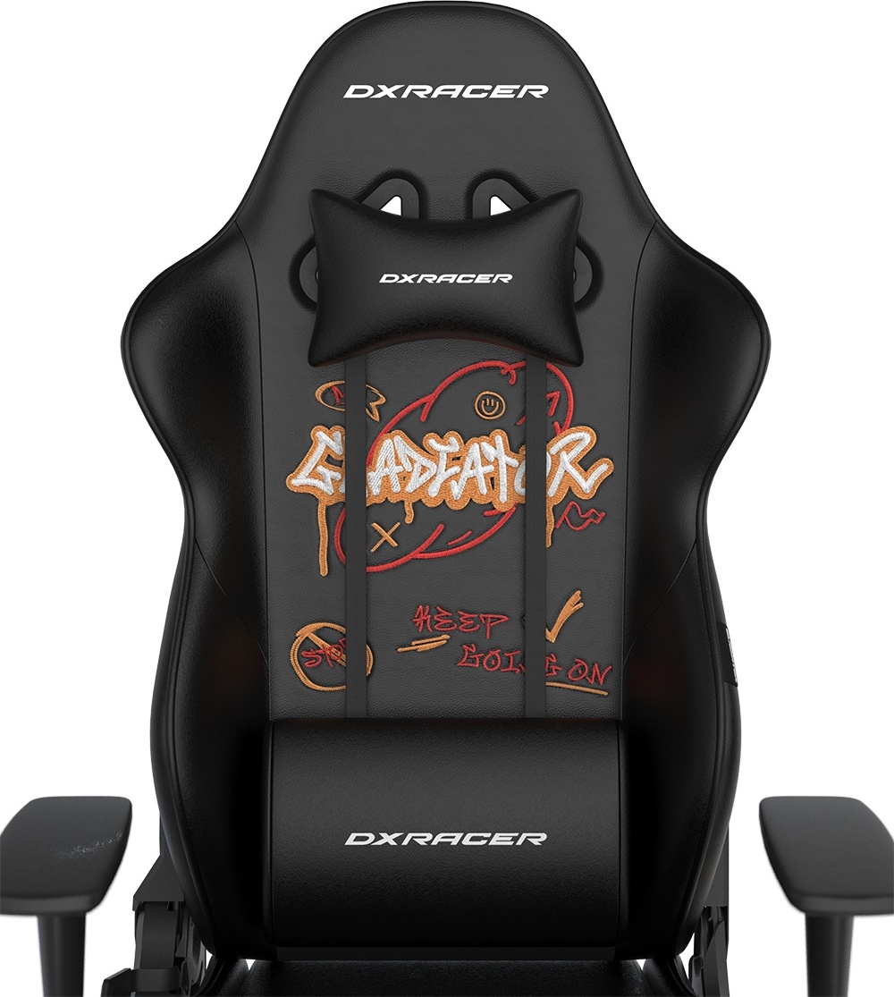 Игровое кресло DXRacer GC/LGN23LTC/GRAFFITI2, черный