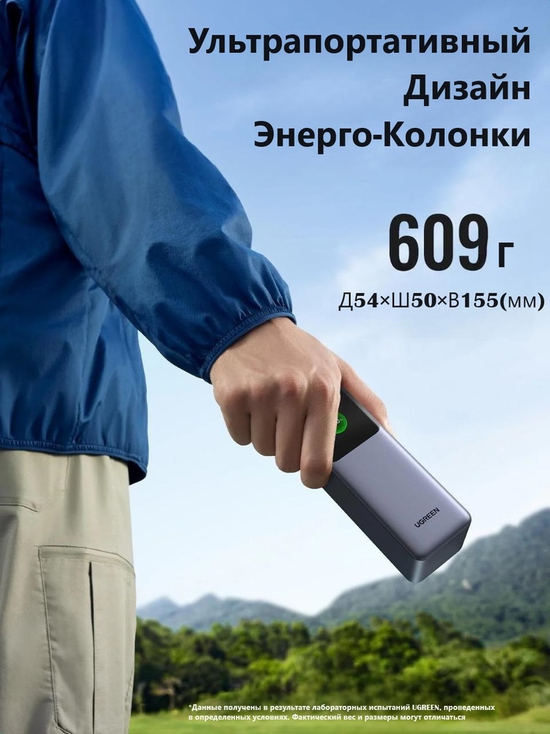 Ugreen 35525 25000 мАч серый